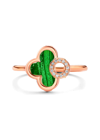 Купить Кольцо Tirisi Seoul Flower Розовое золото – премиальные кольца ZhannaKanGroup
