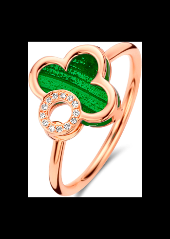 Buy Ring Tirisi Seoul Flower Rose Gold – premium rings by ZhannaKanGroup