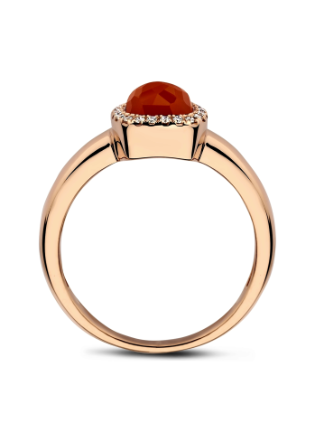 Купить Кольцо Tirisi Milano Розовое золото – премиальные кольца ZhannaKanGroup