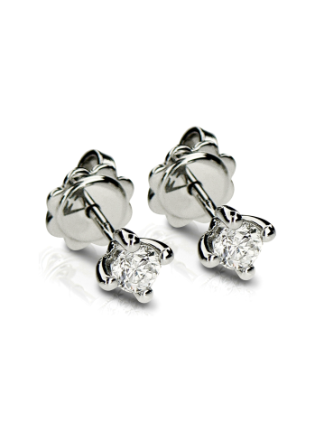 Купить Серьги AMIN Soliter Белое золото – премиальные ZhannaKanGroup