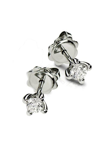 Купить Серьги AMIN Soliter Белое золото – премиальные ZhannaKanGroup