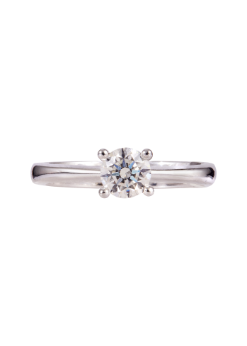 Купить Кольцо AMIN Soliter Белое золото – премиальные кольца ZhannaKanGroup