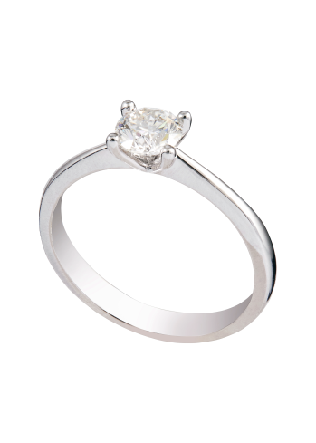 Купить Кольцо AMIN Soliter Белое золото – премиальные кольца ZhannaKanGroup
