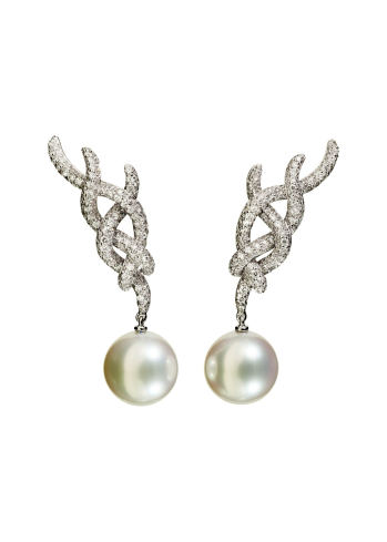 Купить Серьги Utopia Gallery Белое золото – премиальные ZhannaKanGroup