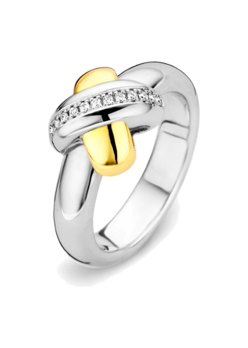 Купить Кольцо Tirisi Kisses Желтое золото – премиальные кольца ZhannaKanGroup