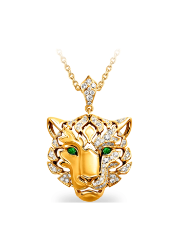 Buy Necklace CarreraYCarrera Irbis Yellow Gold – premium necklaces by ZhannaKanGroup