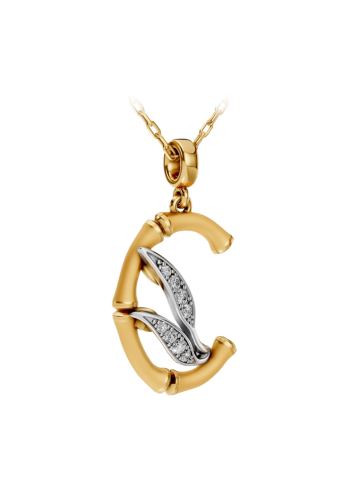 Buy Necklace CarreraYCarrera Bamboo White/Yellow Gold – premium necklaces by ZhannaKanGroup