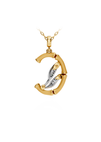 Купить Колье CarreraYCarrera Bambu Белое/желтое золото – премиальные ZhannaKanGroup