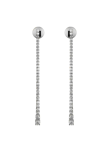 Купить Серьги Crivelli Tennis CRV Белое золото – премиальные ZhannaKanGroup