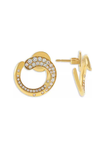 Купить Серьги Crivelli Like Желтое золото – премиальные ZhannaKanGroup