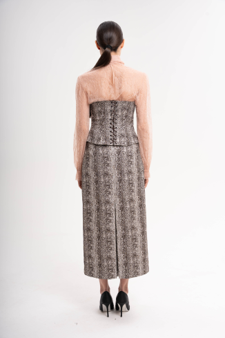 Купить Юбки / Skirts Zardozi Jacquard Шерсть – премиальные ZhannaKanGroup