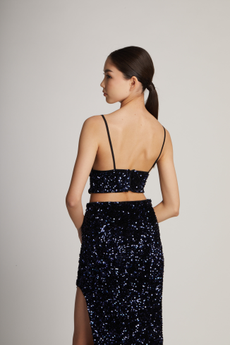 Купить Юбка Zardozi Delight Бархат – премиальные юбки ZhannaKanGroup