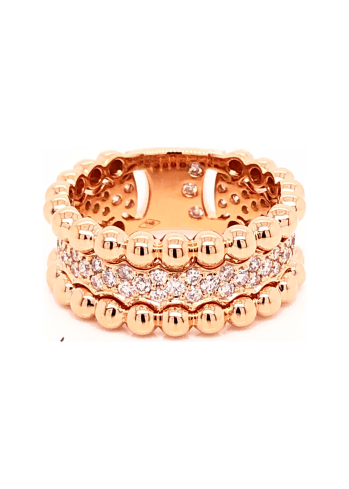 Купить Кольцо Casato Boutique Розовое золото – премиальные кольца ZhannaKanGroup