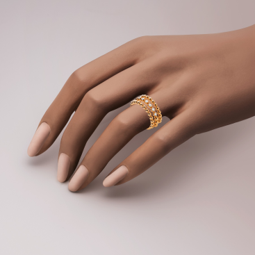 Купить Кольцо Casato Boutique Розовое золото – премиальные кольца ZhannaKanGroup