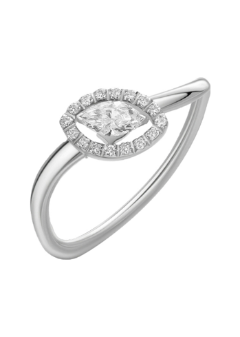 Купить Кольцо Casato Maureen Белое золото – премиальные кольца ZhannaKanGroup