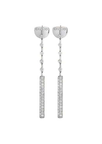 Купить Серьги Casato Maureen Белое золото – премиальные ZhannaKanGroup