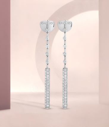 Купить Серьги Casato Maureen Белое золото – премиальные ZhannaKanGroup