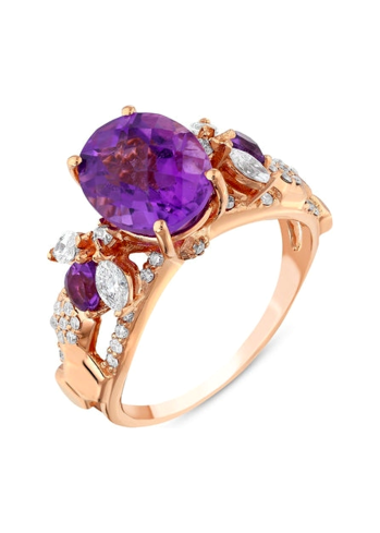 Купить Кольцо BeeGoddess Bee Розовое золото – премиальные кольца ZhannaKanGroup