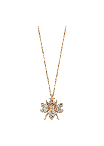 Купить Колье Bee Goddess Розовое золото – премиальные ZhannaKanGroup