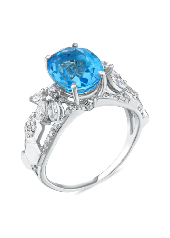 Купить Кольцо Bee Goddess Белое золото – премиальные кольца ZhannaKanGroup