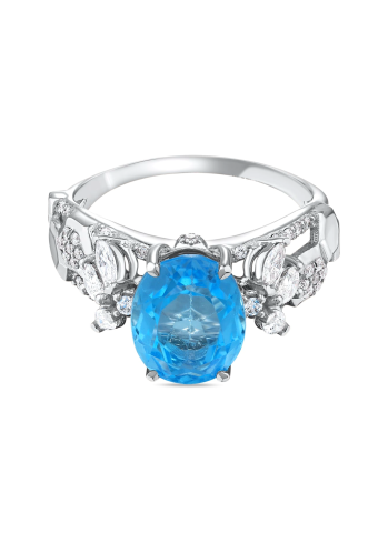 Купить Кольцо Bee Goddess Белое золото – премиальные кольца ZhannaKanGroup