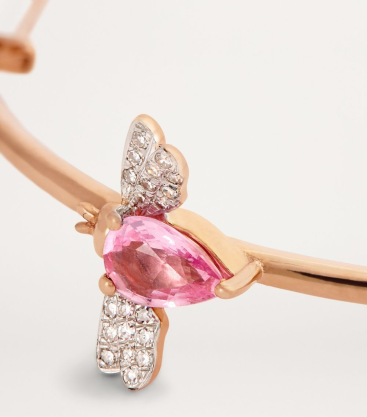 Купить Моно серьга Bee Goddess Розовое золото – премиальные серьги ZhannaKanGroup