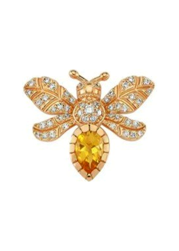 Купить Моно серьга Bee Goddess Розовое золото – премиальные серьги ZhannaKanGroup