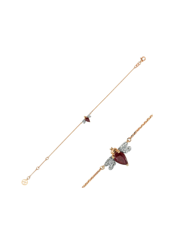 Купить Браслет Bee Goddess Розовое золото – премиальные браслеты ZhannaKanGroup