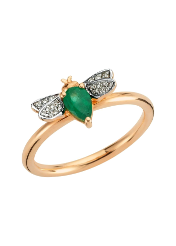Купить Кольцо Bee Goddess Розовое золото – премиальные кольца ZhannaKanGroup
