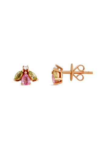 Купить Серьги Bee Goddess Розовое золото – премиальные ZhannaKanGroup