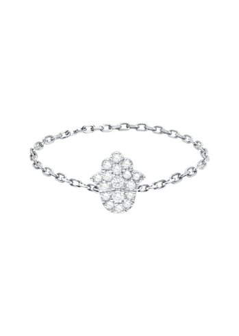 Сақина Djula Magic touch Ақ алтын сатып алыңыз – ZhannaKanGroup премиум сақиналар