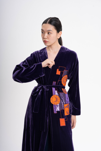 Купить Халат Zardozi Suzani – премиальные верхняя одежда ZhannaKanGroup