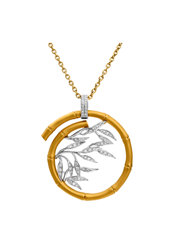 Купить Колье CarreraYCarrera Bambu Желтое золото – премиальные ZhannaKanGroup