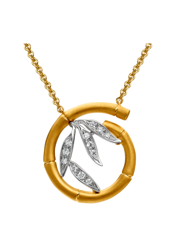 Купить Колье CarreraYCarrera Bambu Желтое золото – премиальные ZhannaKanGroup