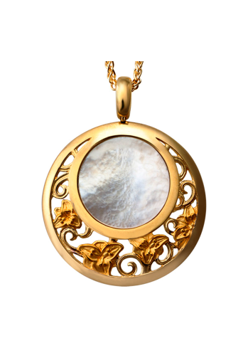 Купить Колье CarreraYCarrera Jazmin Желтое золото – премиальные ZhannaKanGroup