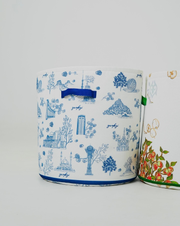 Купить Корзина ZardoziHome Синтетическая ткань Kate – премиальные интерьеры ZhannaKanGroup