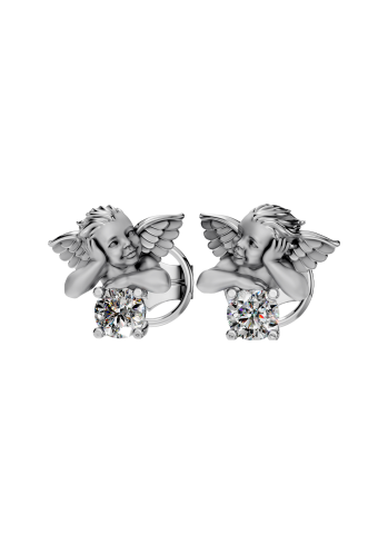 Купить Серьги CarreraYCarrera My Angel Белое золото – премиальные ZhannaKanGroup