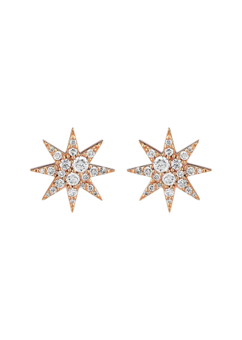 Купить Серьги Bee Goddess Venus Star Розовое золото – премиальные ZhannaKanGroup