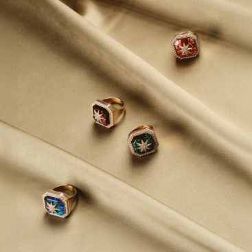 Купить Кольцо BeeGoddess Venus Star Розовое золото – премиальные кольца ZhannaKanGroup