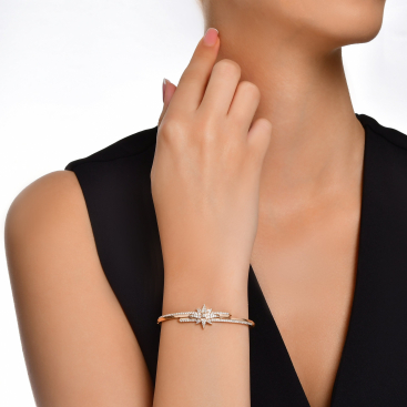 Купить Браслет Bee Goddess Venus Star Розовое золото – премиальные браслеты ZhannaKanGroup