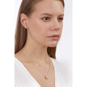 Купить Серьги Bee Goddess Venus Star Розовое золото – премиальные ZhannaKanGroup