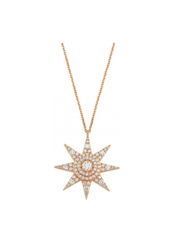 Купить Колье Bee Goddess Venus Star Розовое золото – премиальные ZhannaKanGroup