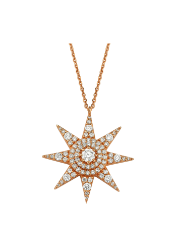 Купить Колье Bee Goddess Venus Star Розовое золото – премиальные ZhannaKanGroup