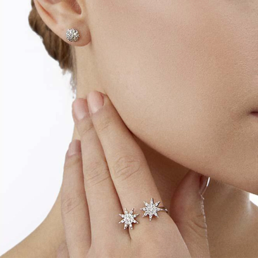 Купить Кольцо Bee Goddess Venus Star Розовое золото – премиальные кольца ZhannaKanGroup