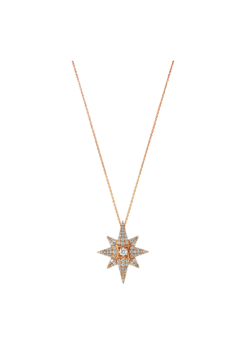 Купить Колье Bee Goddess Venus Star Розовое золото – премиальные ZhannaKanGroup
