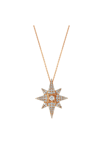 Купить Колье Bee Goddess Venus Star Розовое золото – премиальные ZhannaKanGroup