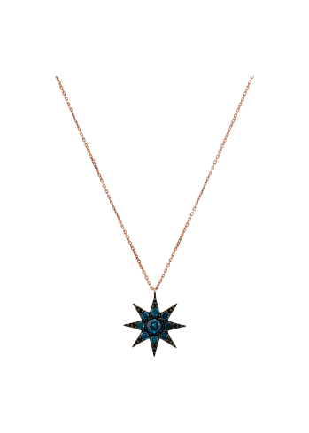 Купить Колье Bee Goddess Venus Star Розовое золото – премиальные ZhannaKanGroup