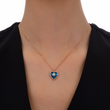 Купить Колье Bee Goddess Venus Star Розовое золото – премиальные ZhannaKanGroup