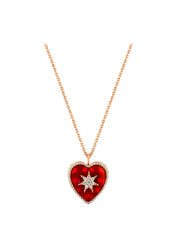 Купить Колье Bee Goddess Venus Star Розовое золото – премиальные ZhannaKanGroup