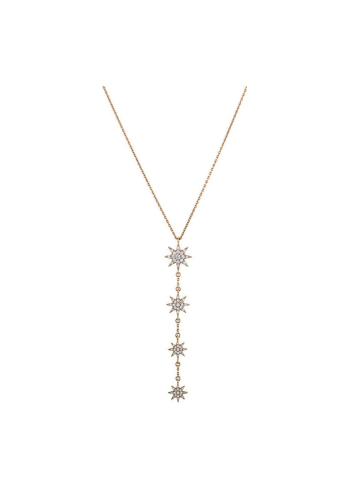 Купить Колье Bee Goddess Venus Star Розовое золото – премиальные ZhannaKanGroup